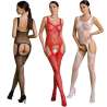 PASSION ECO COLLECTION BODYSTOCKING ECO BS008 ROJO
