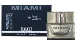 HOT PERFUME CON FEROMONAS MIAMI SPICY HOMBRE 30 ML