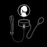FETISH SUBMISSIVE BONDAGE COLLAR BONDAGE INFLABLE CON TIRADOR