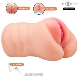 INTENSE DEEP TOUCH KRISTA MASTURBADOR ANO Y VAGINA CON EFECTO SUCCIaN VIBRACIaN Y VOZ 12 KG
