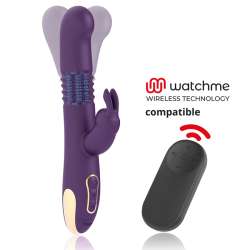 TREASURE BASTIAN RABBIT UP DOWN ROTADOR VIBRADOR MANDO CONTROL REMOTO WATCHME