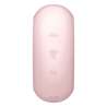 SATISFYER PRO TO GO 3 ESTIMULADOR Y VIBRADOR DOBLE ROSA