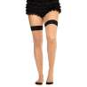LEG AVENUE 1963 MEDIAS DE SPANDEX CON COSTURA TRASERA NEGRO TALLA aNICA