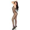 LEG AVENUE 89375 BODYSTOCKING DE RED SIN ENTREPIERNA NEGRO TALLA aNICA