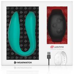 WEARWATCH VIBRADOR DUAL TECHNOLOGY WATCHME AGUAMARINA AZABACHE
