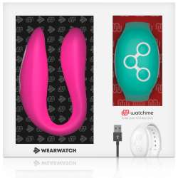 WEARWATCH VIBRADOR DUAL TECHNOLOGY WATCHME FUCSIA AGUA MARINA
