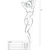 PASSION WOMAN BS032 BODYSTOCKING ROJO TALLA UNICA