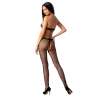PASSION WOMAN BS080 BODYSTOCKING NEGRO TALLA UNICA