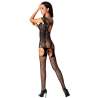 PASSION WOMAN BS082 BODYSTOCKING NEGRO TALLA UNICA