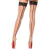 LEG AVENUE MEDIAS NUDE NEGRO BACKSEAM