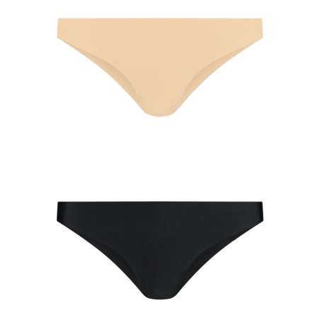 BYE BRA PACK 2 BRASILENAS NEGRAS Y BEIGE S