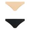BYE BRA PACK 2 BRASILENAS NEGRAS Y BEIGE S