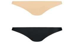 BYE BRA PACK 2 BRASILENAS NEGRAS Y BEIGE S