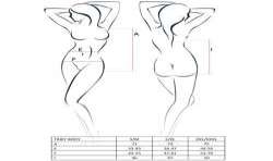 PASSION WOMAN TRIXY TEDDY NEGRO TALLA S M