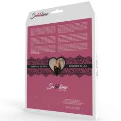 SUBBLIME TEDDY DISENO FLORAL NEGRO TALLA UNICA